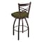 Holland Bar Stool Co 25" Swivel Counter Stool, Bronze Finish, Graph Parrot Seat 82025BZ015 - alternate 2